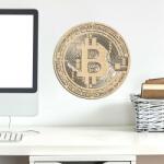 DUBLEZ Fa szimbólum a falra - Bitcoin, Juhar