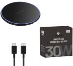 Esmartgadget Incarcator Wireless Fast Charging Pad QI, 15W, Negru (QUANDEW2)