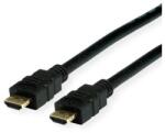 Valueline 11.99. 5696-10 value kábel hdmi 2.0 - hdmi 4k@60hz high speed + ethernet, a-a, m/m, erősített dugós, 10m, fekete (11.99.5696-10)