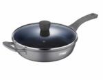 Bergner Pyrex PY-3318 Mély serpenyő fedővel, 28 cm (PY-3318)