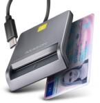 AXAGON C- USB-C Smart card FlatReader olvasó - CRE-SM3TC (CRE-SM3TC)