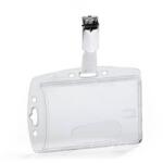 DURABLE ENCLOSED csipesszel 1 kártyához biztonságikártya tartó (DURABLE_895619) (DURABLE_895619)