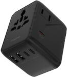 mophie Incarcator Mophie Essential 35w, GaN 5 Port + AC, Travel Adapter, Negru (ES-35W-BK)