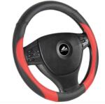 AUTOMAX Kormányvédõ 37-39 cm fekete/piros műbõr (9331) - aruhaz