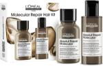 L'Oréal L'Oréal Professionnel Serie Expert Absolut Repair Molecular utazó méretű szett sérült hajra, peptidkötésekkel és 5 aminosavval, helyreállítja a haj makromolekuláris szerkezetét, sampon 100 ml + szérum