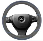 Automax Kormányvédõ 37-39 cm fekete kék csíkkal műbõr (9508)