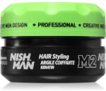 Nish Man M2 formázó viasz rövid hajra keratinnal 100 ml