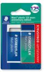 STAEDTLER Radír, STAEDTLER "Mars® Plastic 526 , 125 years", kék-zöld (TS52650MABK1) - iroda24