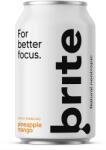 Brite Natural Energy Drink ananász mangó, energia szénsavas ital, ananász és mangó, 330 ml