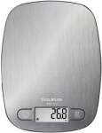 Taurus Easy Inox - Cantar digital de bucatarie | Capacitate de cantarire de 5 kg | Functie de flotabilitate | 4 senzori de precizie | Precis | Argintiu, 15 cm x 20 cm (990719000) Cantare de bucatarie