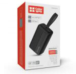 ColorWay USB töltő adapter, Power Bank 30 000 mAh, nagy teljesítményű 2 (USB QC3.0 + USB-C tápellátás 22, 5 W) Fekete (CW-PB300LPC2BK-PD) - aqua