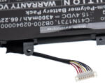 VHBW Notebook Akkumulátor - Asus 0B200-02940000, C41N1731 - 4300 mAh, 15, 4 V Li-Polymer