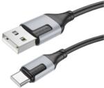 BOROFONE Cablu de date Borofone BX101, USB-A male - USB-C male, 1 m, Black (6941991108273) - flax