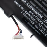VHBW Notebook Akkumulátor - Asus 0B200-02660000, B31N1705, 0B200-02660100 - 3650 mAh, 11, 52 V Li-Polymer
