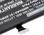 VHBW Notebook Akkumulátor - HP L07046-855, L07352-1C1, HSTNN-IB8I, ZG04XL - 4000 mAh, 15, 4 V Li-Ion, Fekete