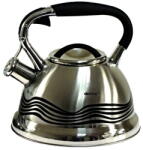Klausberg Acél vízforraló síppal Klausberg Kb 7048 indukciós 3 liter ezüst (KB 7048)