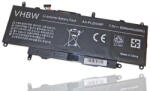 VHBW Notebook Akkumulátor - Samsung AA-PLZN4NP-hez - 6540 mAh, 7, 5 V Li-Polimer, Fekete