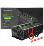  Feszültség átalakító 12V 230V 2000W Sinus