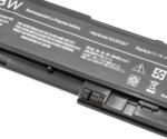 VHBW Notebook Akkumulátor - Lenovo 0A36309, 0A36287, 42T4845, 42T4844 - 3600 mAh, 11, 1 V Li-Polimer, Fekete