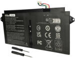 VHBW Notebook Akkumulátor - Acer KT. 00403.009, AP12F3J, 2ICP3/65/114-2 - 4650 mAh, 7, 4 V Li-Polimer, Fekete