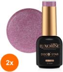 LUXORISE Set 2 x Oja Semipermanenta Luxorise Disco Star, Rhythm Revival 10 ml