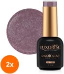 LUXORISE Set 2 x Oja Semipermanenta Luxorise Disco Star, Party Pulse 10 ml