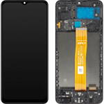 MP Piese si componente Display cu Touchscreen MP compatibil cu Samsung Galaxy A12 A125 / A12 Nacho A127, cu Rama, Negru (dis/mp/sga125/cu/ne)