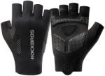 Rockbros kerékpáros kesztyű tavaszi/nyári/őszi, rövid ujjú, méret: XXL - fekete