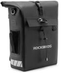 ROCKBROS kerékpártáska hátizsák funkcióval, vízálló, sisaktartóval 18l - fekete - dellaprint