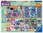 Ravensburger 05731 - Disney - Stitch - 4 x 100 db-os puzzle (05731)