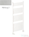 Radeco PINO K AK5-500/EP 1240x530 törölközőszárítós radiátor, MERKURY 1 (metál ezüst) színben (Radeco_PINO_K_AK5_500_EP_MERKURY1)