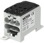MOREK OJL 200A Elosztóblokk; be: 1xAl/Cu10-70; ki: 6xCu2, 5-16mm2, szürke (MAB1201S10) (MAB1201S10)