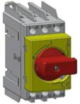 Technoelectric SD1 3x16A Moduláris terheléskapcsoló, 3x16A, 0-1 állás, közvetlen vészhelyzeti kar (piros/sárga) (19310) (19310)