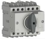 Technoelectric SD2 3x80A C/O Moduláris terheléskapcsoló - átkapcsoló (C/O), 1-0-2, 3x80A, közvetlen kar (fekete) (192063) (192063)