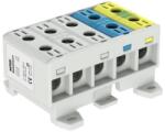 MOREK OTL35-5x Fővezetéki sorkapocs, 5P, 5xAl/Cu 2, 5-35, 1500V, szürke/kék/zöld/sárga (MAA5035A10) (MAA5035A10)