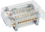 MOREK Moblock Elosztóblokk, 4P, 1x50+2x35+6x16mm2, 160A (MAB4160A18) (MAB4160A18)