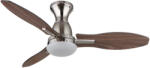 GLOBO Gale 03671N távirányítós mennyezeti ventilátoros lámpa, 22W LED, 3000K-4500K-6000K, 1897 lm (03671N)