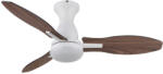 GLOBO Gale 03671W távirányítós mennyezeti ventilátoros lámpa, 22W LED, 3000K-4500K-6000K, 1897 lm (03671W)
