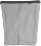 Brabantia Bo Laundry Bin Bag tépőzáras szennyesgyűjtő csere zsák, Bo formájú 2x45L kapacitású Bo Laundry Bin szennyestartókhoz, mosógépben mosható, szürke - 200724 (200724)