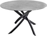 Invicta ALPINE kerámia antracit étkezőasztal 120cm