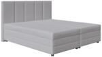 LAMIVEX Kárpitozott ágy rugós matraccal és tárolóhellyel ISABEL 180x200 világos szürke LM0003 (LM0003)
