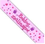  Boldog Születésnapot pink vállszalag