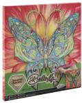 Grafix - Gyémánt festmés vászonra Pillangó 30 x 30 cm