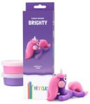 HEY CLAY Figura Unikornis Lila Brighty - jatek21