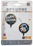  45 cm Happy Birthday fólia lufi, többféle- héliumm - jatek21
