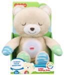  Zenélő, világító plüss maci, 30 cm