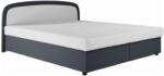LAMIVEX MALIA kárpitozott ágy rugós matraccal és tárolóval 160x200 szürke 8595178649745 (LM0001)