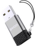 BWOO BZ-38 USB-C - USB-A adapter - szürke