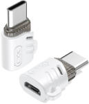 XO NB256G microUSB - USB-C adapter - fehér