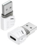 XO NB256D USB-C - USB adapter - fehér